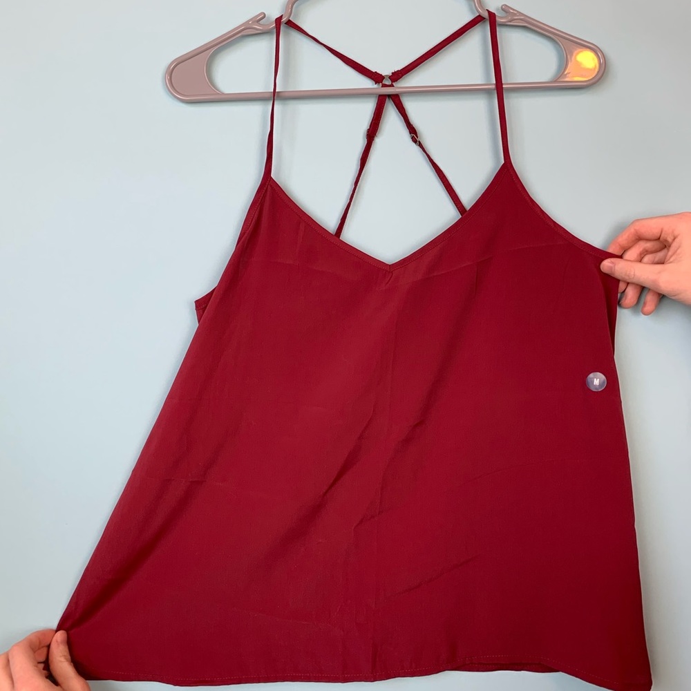 Hollister Maroon Tanktop, BNWT size Medium
